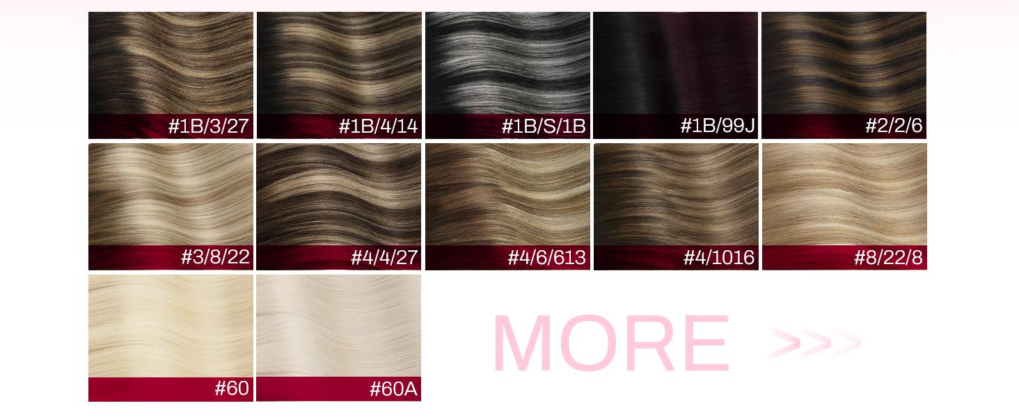 MORESOO Clip-in Hair Extensions Remy Human Hair Natural Straight 10-28inch Invisible Seamless Color Blend Easy Wear Black Hair Clip on for Women SpringStatements MORESOO Clip-in Hair Extensions Remy Human Hair Natural Straight 10-28inch Invisible Seamless Color Blend Easy Wear Black Hair Clip on for Women SpringStatements