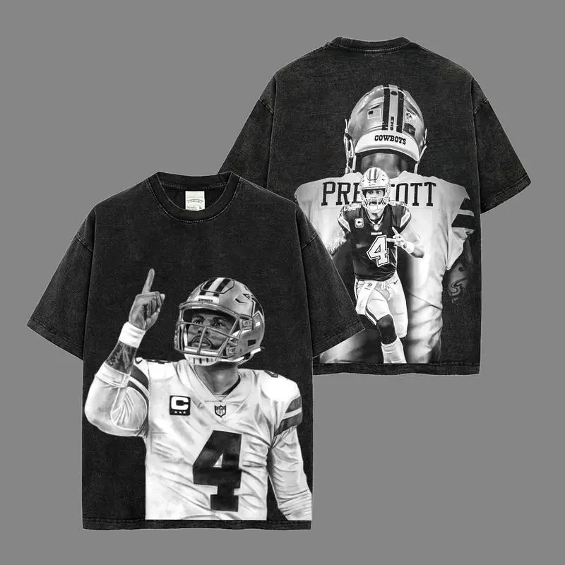 The Captain Dak Prescott D4K V2 Shirt Acid 100_ Cotton T-Shirt, Captain Dak T-Shirt, The Dak Attack Fans , America’s Team T-shirt, Cowboys Nation, Sunday Football Shirt, Game Day Outfit