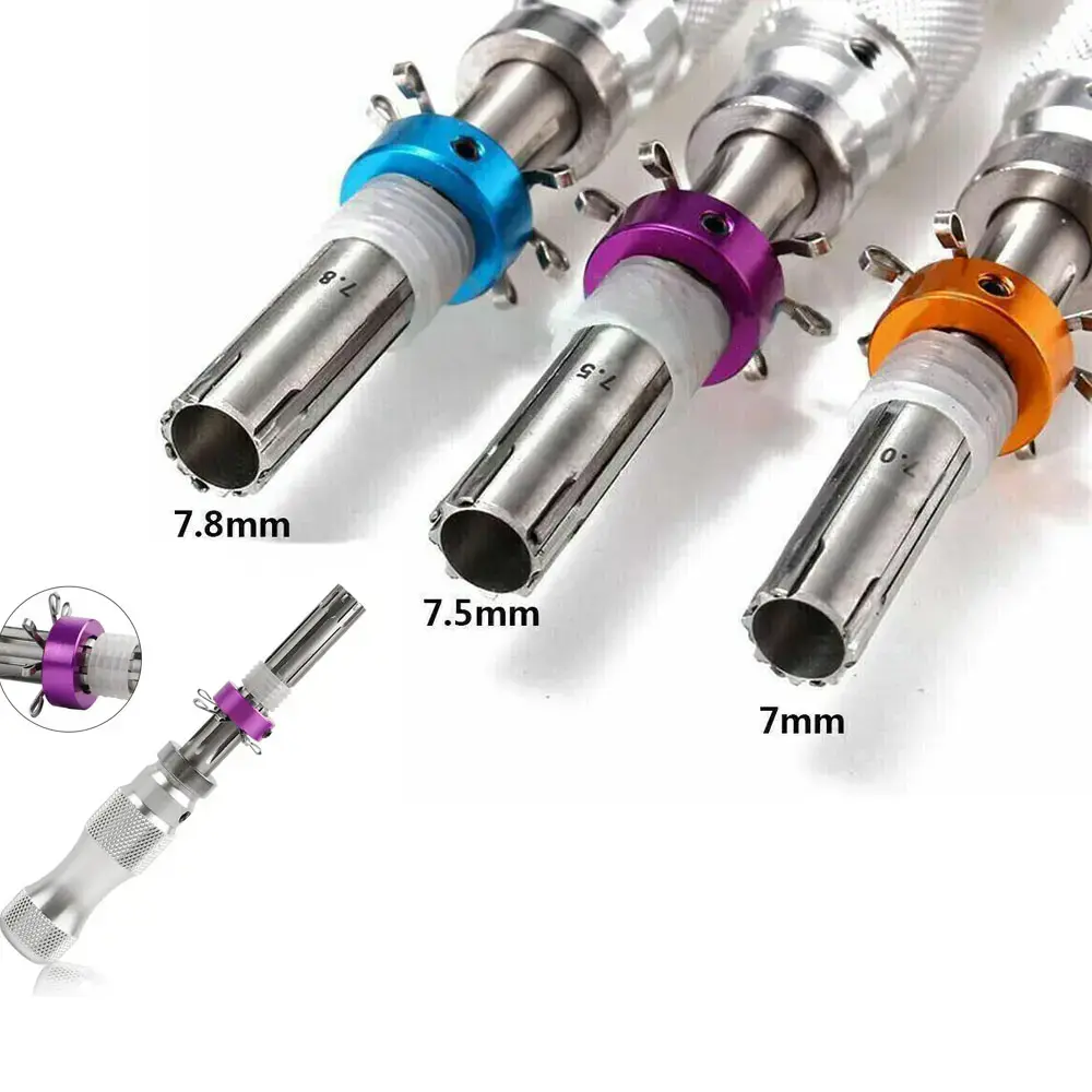 Tubular 7-Pin Tool Accessory, Stainless Steel Adjustable Tool, Multi-Purpose Manual Tool Accessory for Home and Office Use