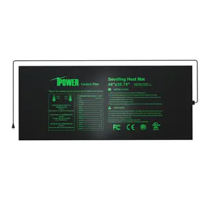 Seeding Heat Mat Upgraded Carbon Film Indoor Warm Hydroponic Plant Germination Starting Pad Durable Waterproof