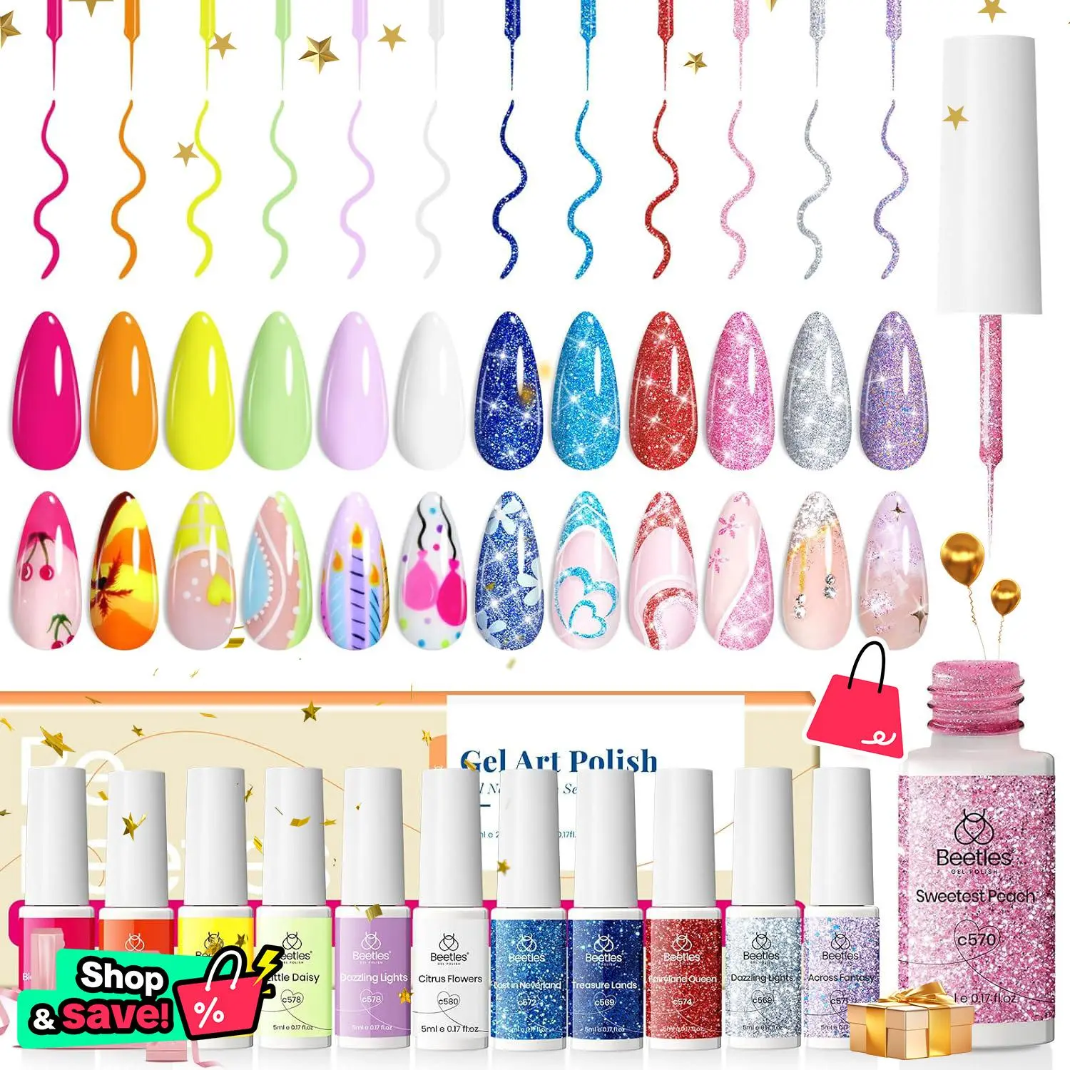 12 Colors Kisses of Elf