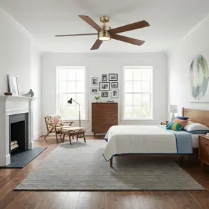 60" Adair LED Ceiling Fan | Double-sided Blades, 3CCT+RGB Lights with Dynamic Rhythm Modes | Downrod Mount