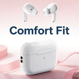 Wireless Earbuds, Low Latency Gaming Headset, High Fidelity, Long Battery Life, Touch Control, 180mah, Perfect Gift for Music, Movies, Travel