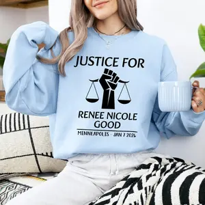 Justice for Renee Nicole Good Sweatshirt, Minneapolis Protest Shirt, Legal Observer Support Hoodie, Civil Rights Awareness sweater