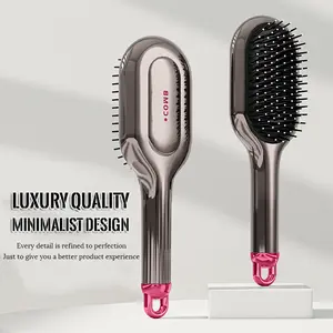 Gray air-cushion silicone comb, light luxury quality with minimalist design