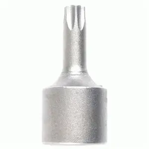 VIM Tools  0.375 in. T25 Half Cut Torx Impact Driver, Steel, Knurled Grip, Heat-Treated
