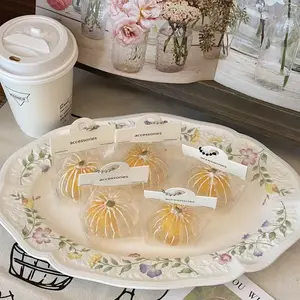 Fruit-Crystal Mochi Orange Squishy