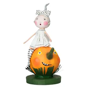 A Little Halloween Spirit Figurine by Lori Mitchell *NEW FOR 2025*