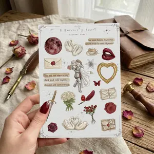 A Warrior's Heart - Watercolor Sticker Sheet