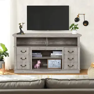 Chic Wood TV Stand for Modern Homes