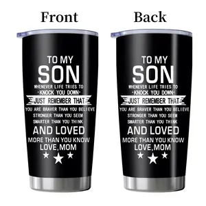 To My Son, Gifts for Son, Fathers Day Son Gifts From Mom, Gifts for Son From Mom, To My Son From Dad Mom, Birthday Gifts for Son, Best Gift Idea for Son 20oz Tumbler Mug (1PC)