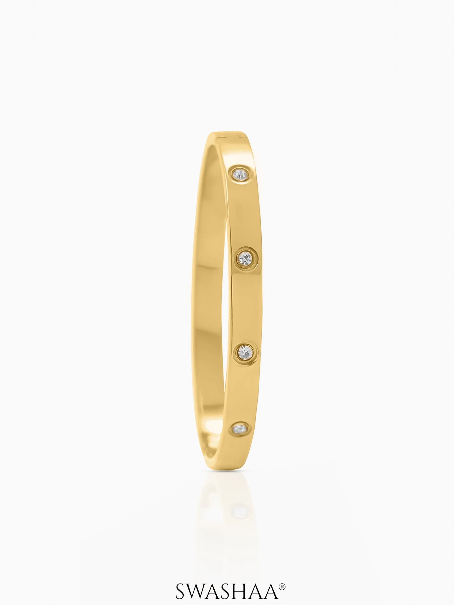 Joyas De Acero Inoxidable Collar Pulsera Anillo Pendientes Impermeable Hipoalergénico Para Mujeres Con Circonita