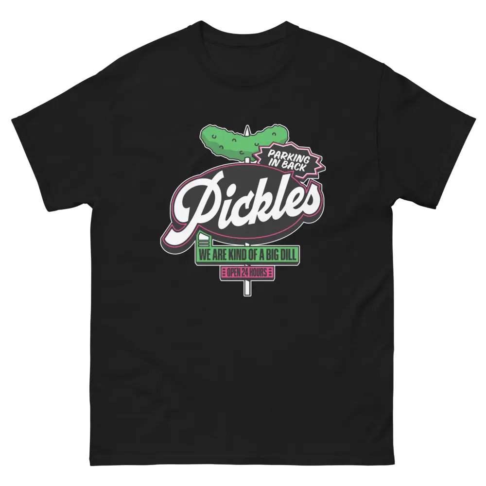 Pickles Unisex Tee - Unisex Design with Short Sleeves and Classic Athletic Fit