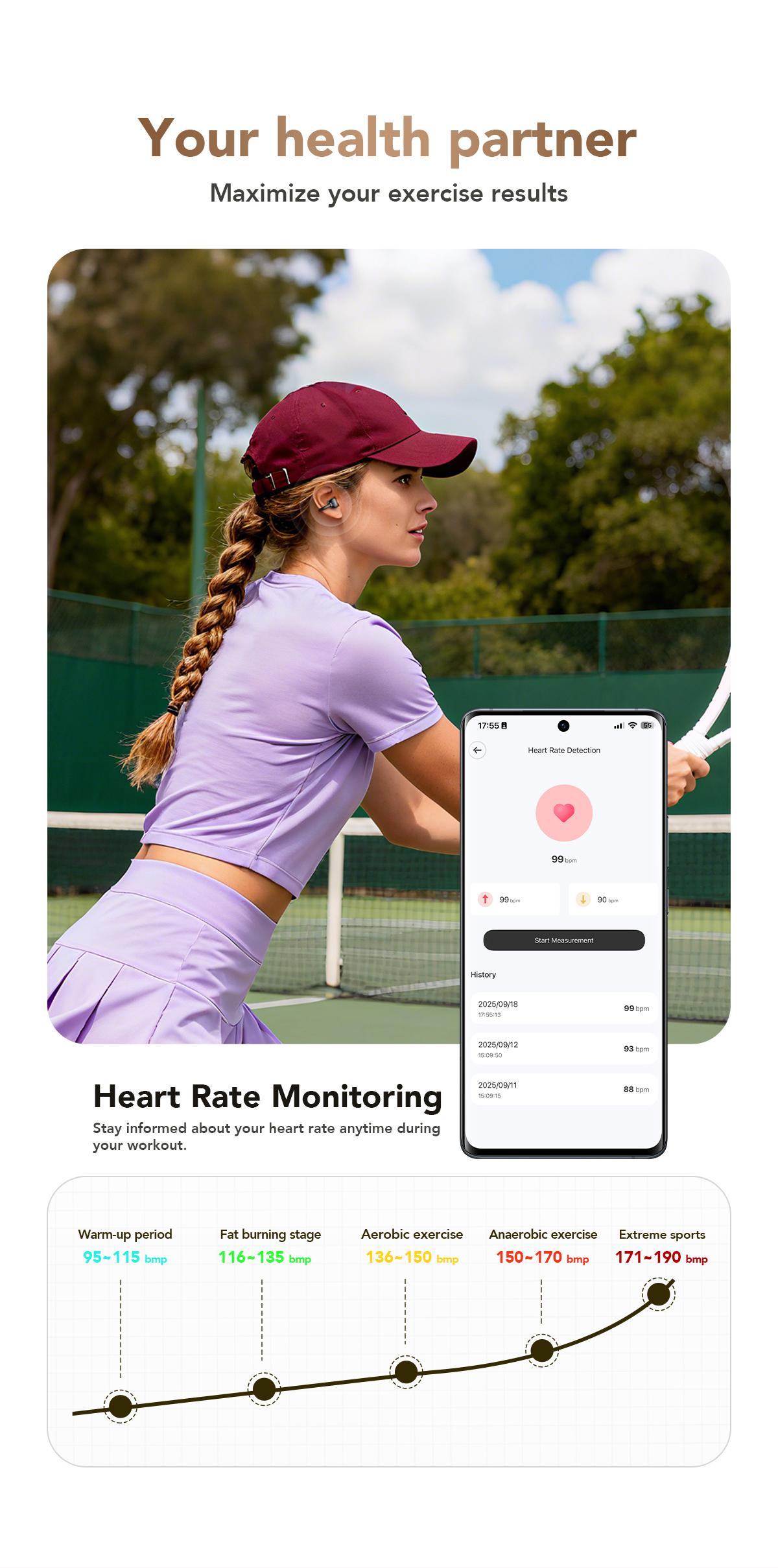 MINISO Clip On Earbuds Wireless Headphones with Bluetooth 6.0 Earphones, Stable Connection & Low Power Use, DT6.0 Pulse Directional Tech, 360° ACS Panoramic Sound, IPX5 Waterproof Audio Earbuds for Music & Calls, Comfortable for Sports