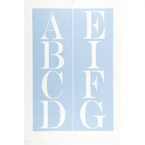 Engravers Letter Stencil Set
