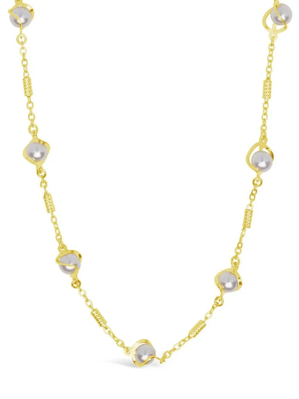 Stationed Pearl Twist Sunglass Chain