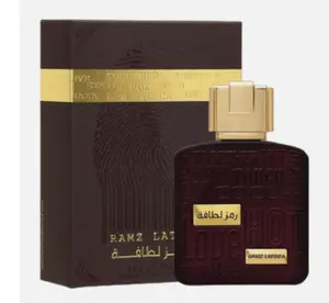 Lattafa Perfumes Ramz Gold Eau de Parfum 100ML - Woody, Floral and Musky Scent