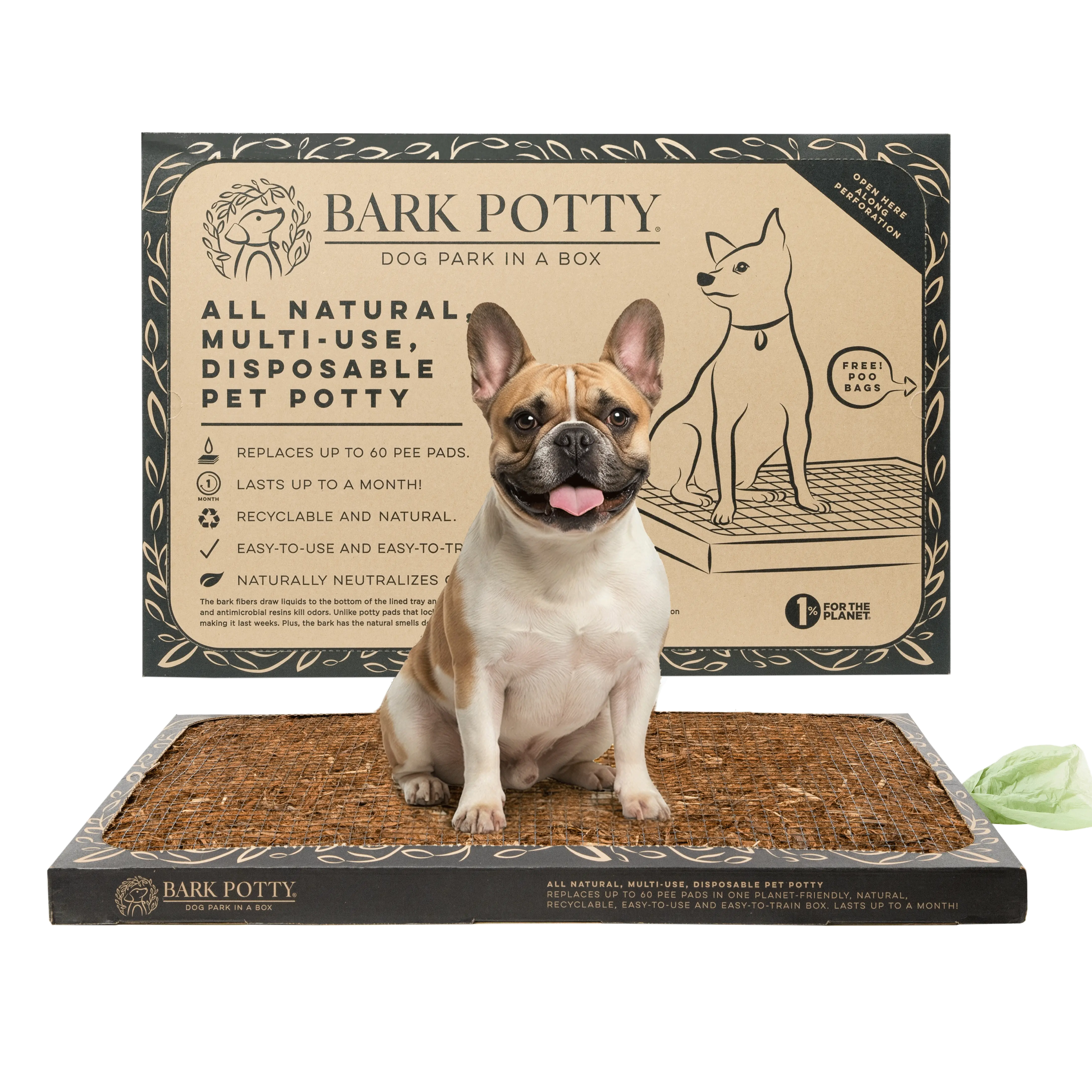 Bark Potty - Natural Indoor Dog Potty Solution