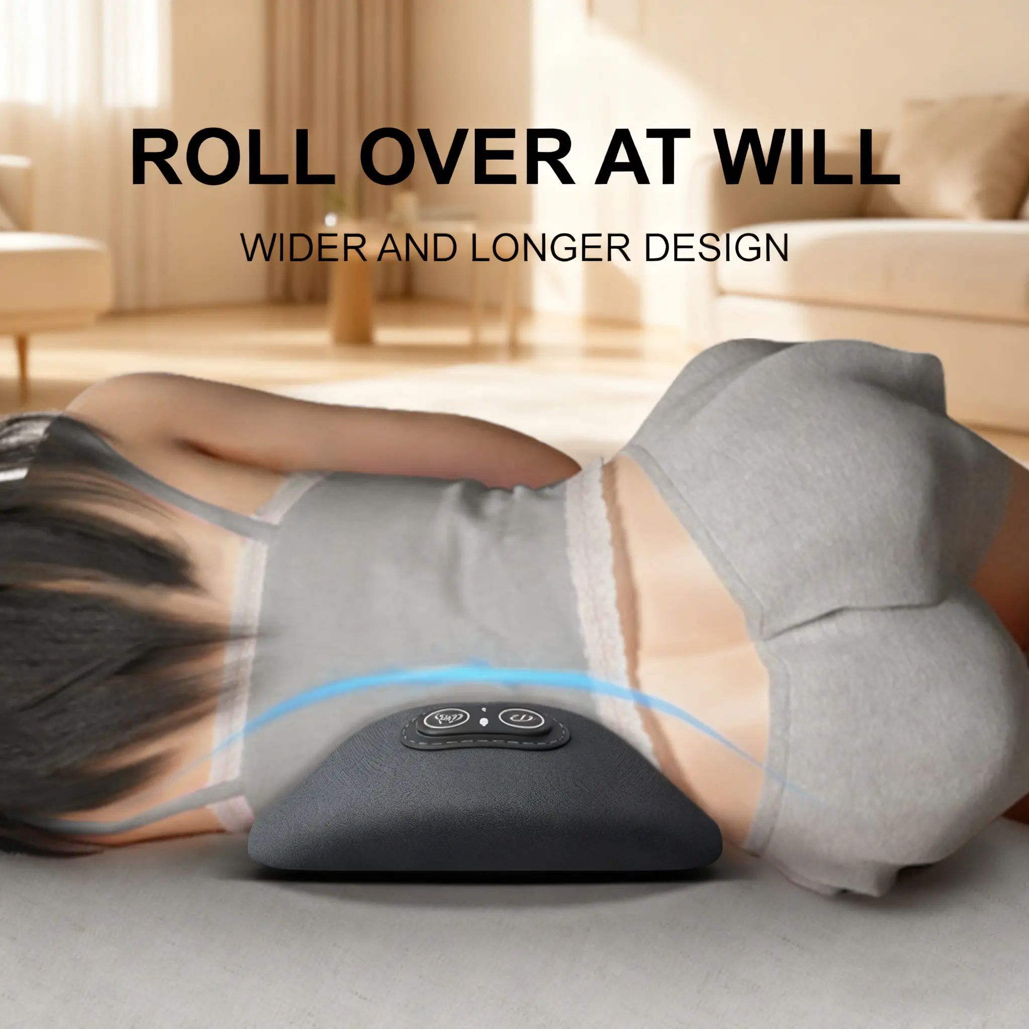 vibrating massage roll pillow foot 🦶 spa Hot 🔥 bubble 💭 vibration 📳 More details inbox or whatpp  03453033256 main image 0