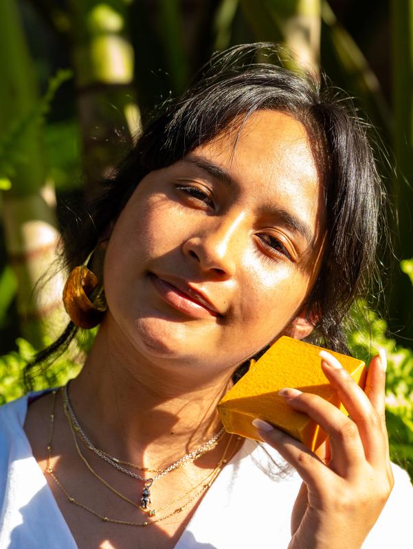 Honey Glow Lemon Turmeric & Kojic Acid Brightening Soap, Dark Spot Remover