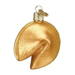 Old World Christmas Blown Glass Christmas Ornament, Fortune Cookie