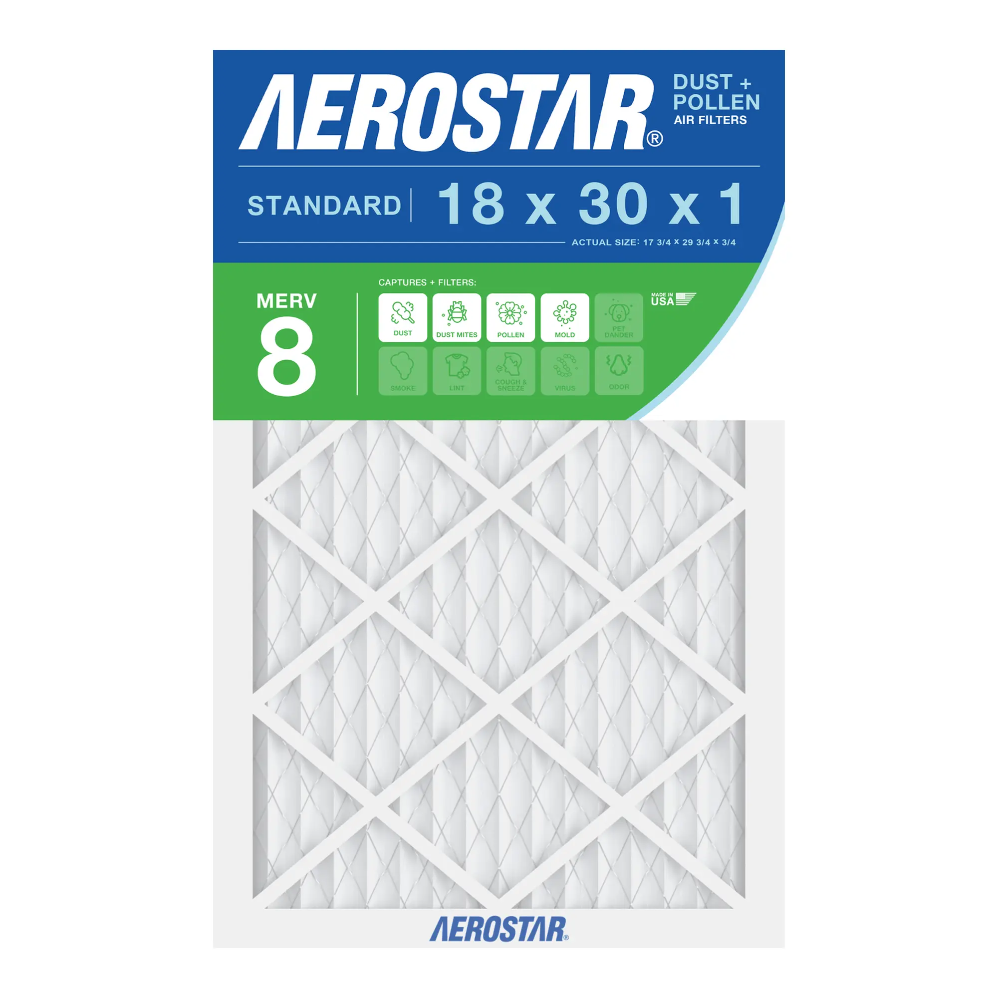 18x30x1 Aerostar Air Filter