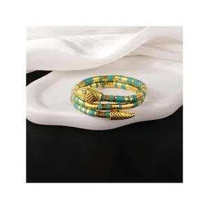 2025 New Hot-Selling Personalized Wrapable Snake-Shaped Collarbone Necklace for Men and Women, Versatile Snake Year Alloy Snake-Shaped Necklace