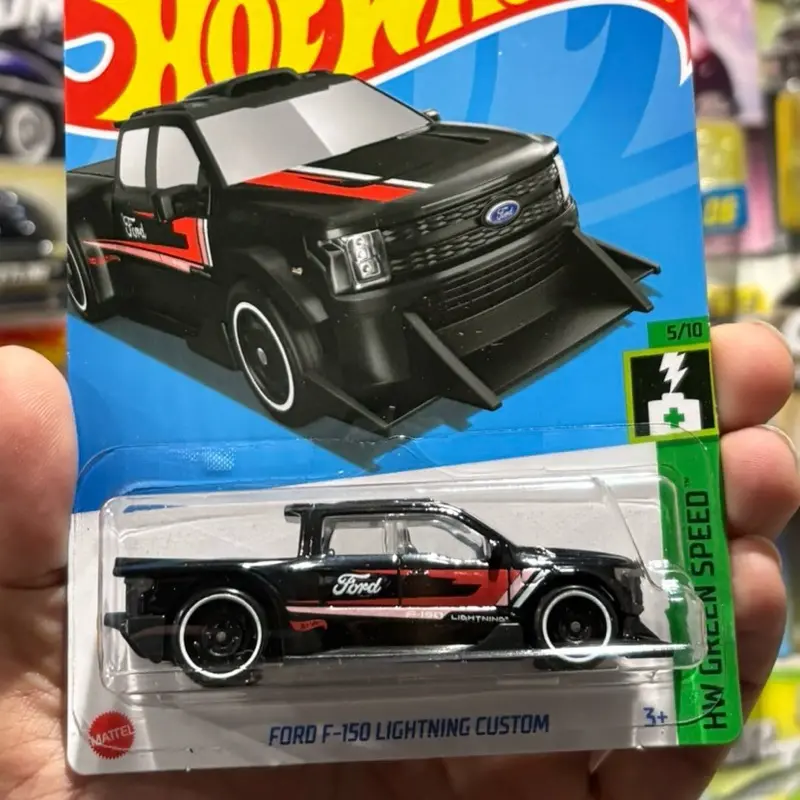 Black Ford f-150 lightning custom Diecast truck 1:64 scale