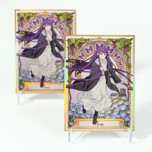 120PCS 67x92mm Standard Size Holographic Anime Card Sleeve Protector for PTCG MGT Trading Cards Board Game trading card