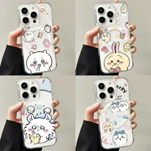 Cute Healing C-Chiikawas Cartoon Y2K Style Magnetic Case for iPhone 17 16 15 14 13 12 11 Pro Max Plus Air Cover Holiday Gifts and Fashion Items