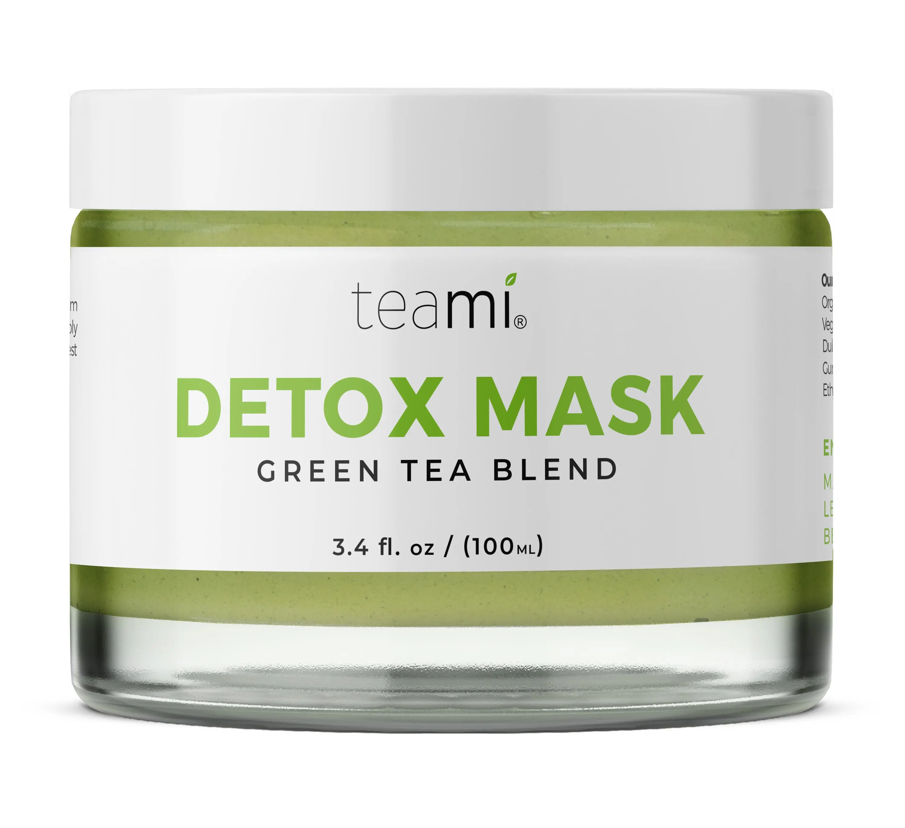 Teami Mini Green Tea Detox Mask 3.4oz Teami Mini Green Tea Detox Mask 3.4oz