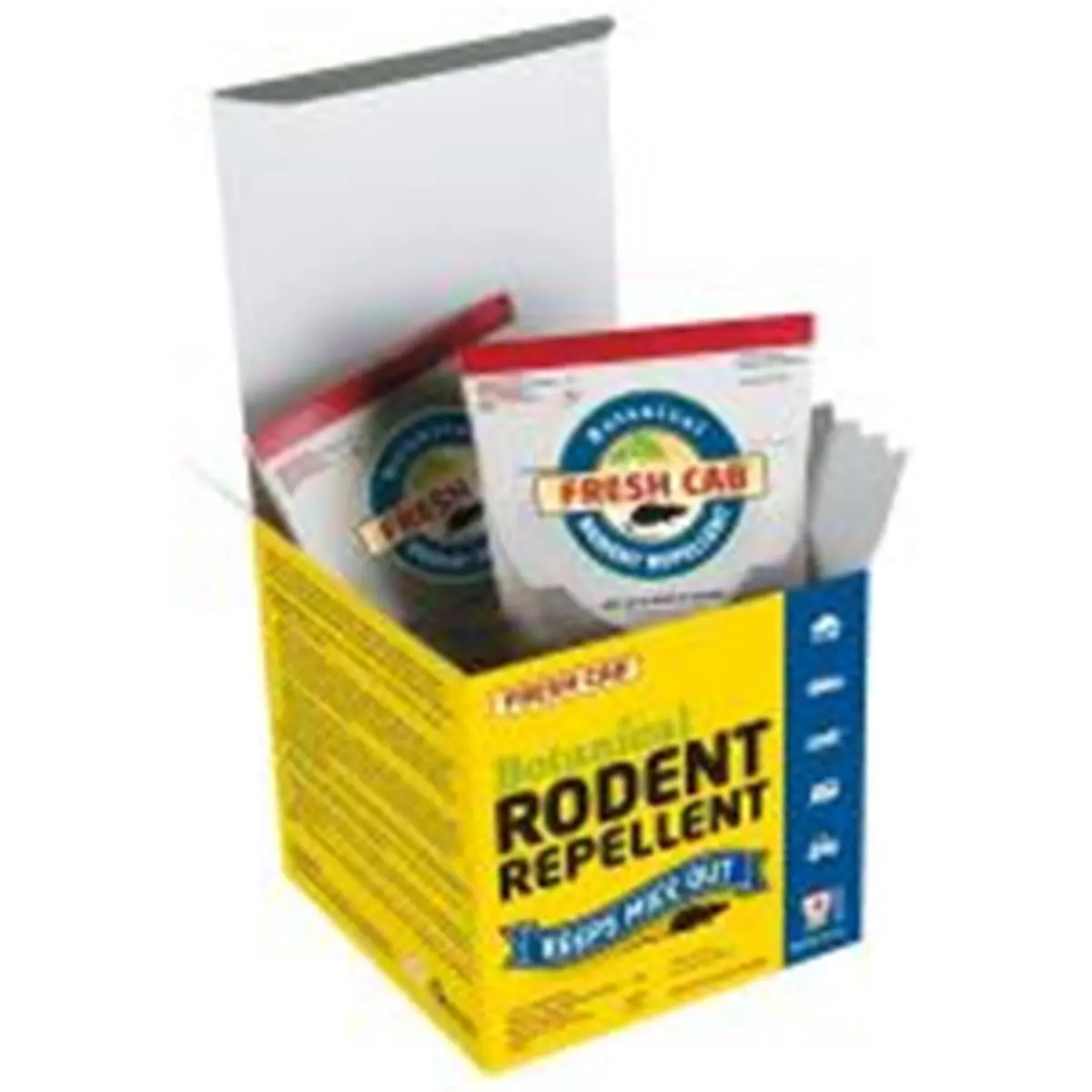 YF 1500115 Fresh Cab Botanical Rodent Repellent 4 Pouches per Box