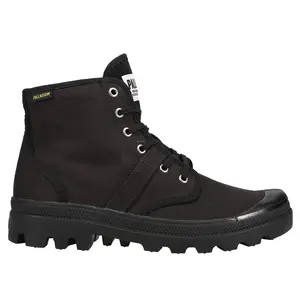 Palladium Mens Pallabrousse Round Toe Lace Up Casual Boots Ankle - Black