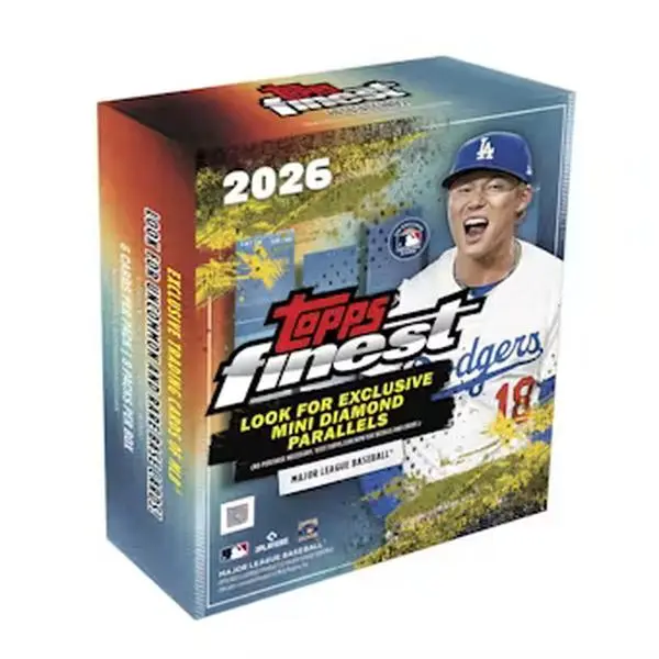Topps Finest Baseball Packs from a Mega Box