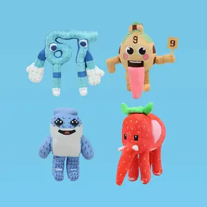 STEAL A BRAINROT roblox Shark Game-related plush toy figurines