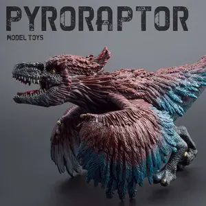 Realistic Jurassic Toy Model Display Piece, Premium Fire Dragon Handmade Toy, First Prehistoric Companion for Kids, Dinosaur Exploration Starter