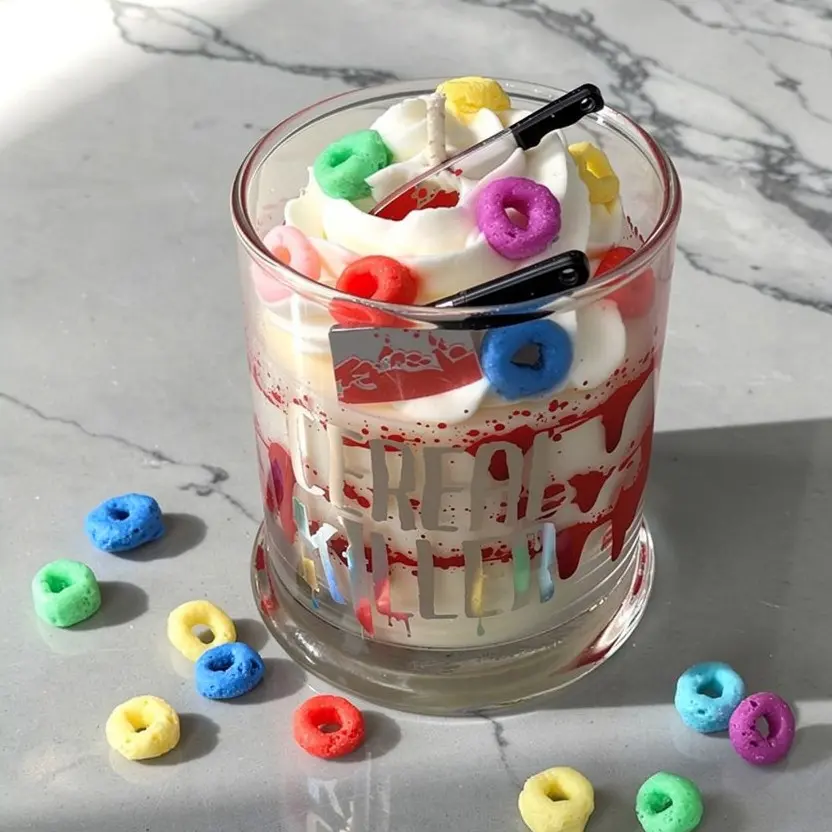 Cereal Killer Cereal Candle