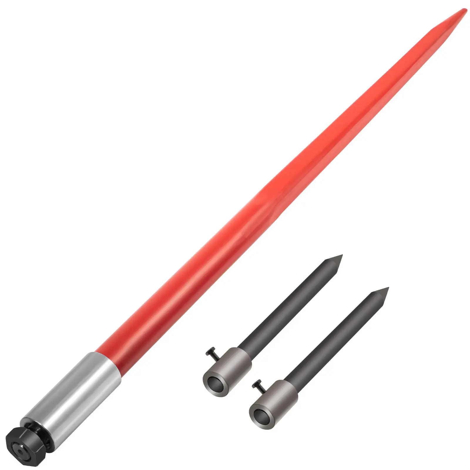 【SummerFinds】49" Hay Bale Spear 3000 lbs Capacity with Nut and Sleeve