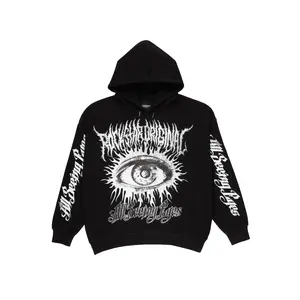 Cionna Black Oversized Hoodie