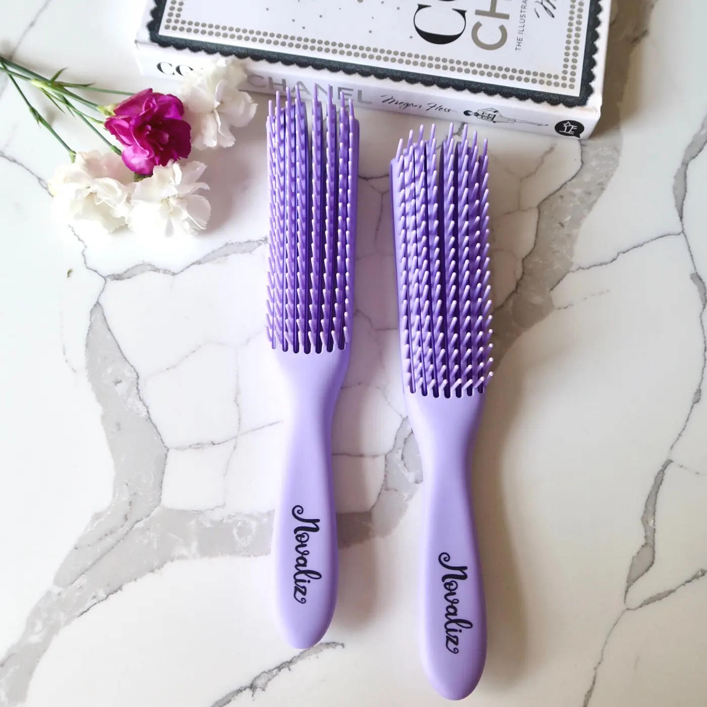 Lilac Flexi Detangling Brush