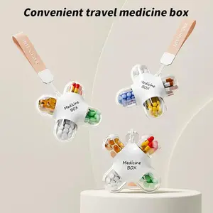 Mini Travel Medicine Box Set - 1/2/3 Pieces Moisture-Proof Dustproof Sealed Storage for Conveniences on-the-Go