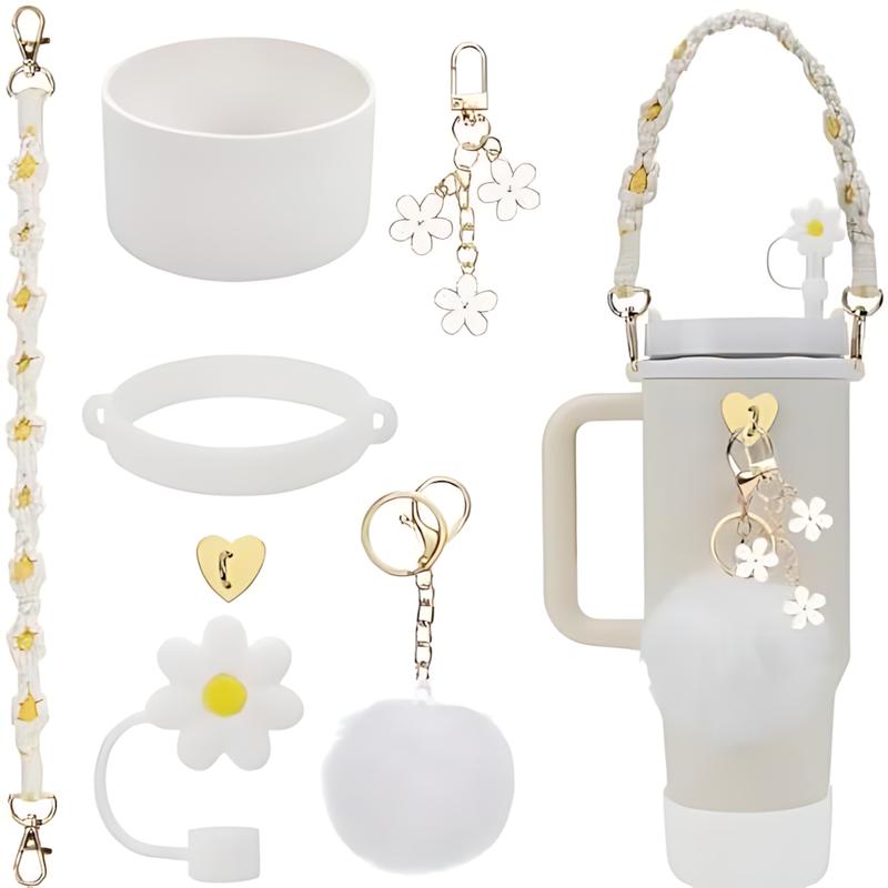 Stainless Steel Vacuum Insulated Glass Cup with Handle and Straw for Children's Gift Set, Keep Cold, Hot & Ice, Portable Drinkware - Mug, Tumbler, Water Bottles, Bottled, Flasks easter toy funny Tumbler Drinkware Tea Iced Tea girl gifts friendship