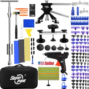 Super PDR Car Dent Repair Tools Auto Hail Removal Bridge Puller Lifter Glue Gun