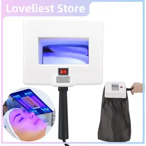 Woods Lamp Skin Analyzer Skin UV Magnifying Beauty Facial Testing Wood Lamp Light Skin Analysis Detection Skin Care