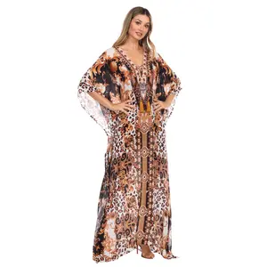 Matilda Long Lace Up Kaftan