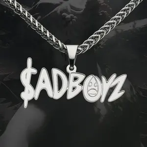 Sadboyz Junior H Corridos Tumbados High Quality Stainless Steel Chain Necklace