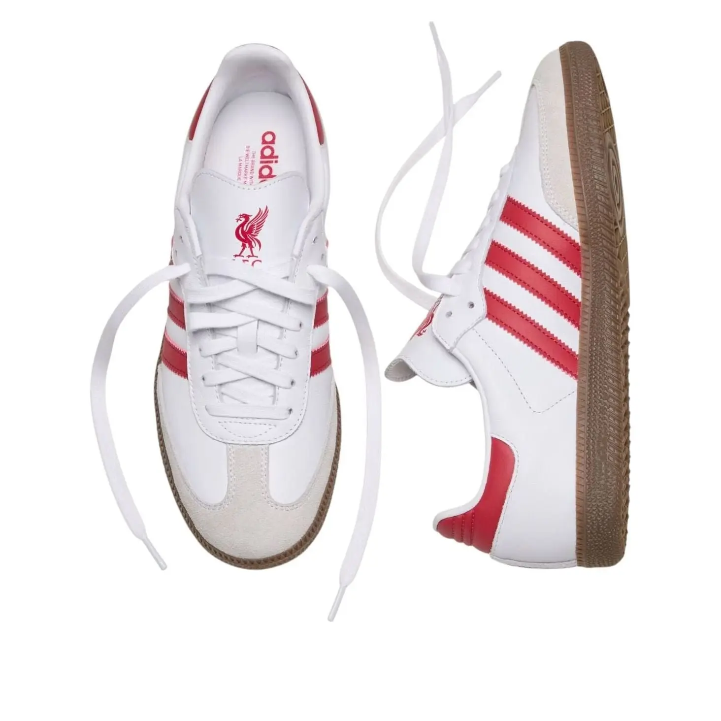 adidas x Liverpool FC Samba 'White Strawberry Red Gum' JQ4041