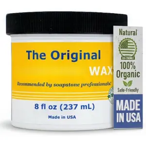 The   Wax | -Safe  Wax for  Countertops - Enhances & Darkens Stone, Long-Lasting Protection (8oz)