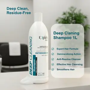 Expert Hair Deep Cleaning Shampoo with Demineralizing Action 1L/33.8 fl.oz Anti-Residue Cleanser for Effective Hair Cleansing & Smoothing