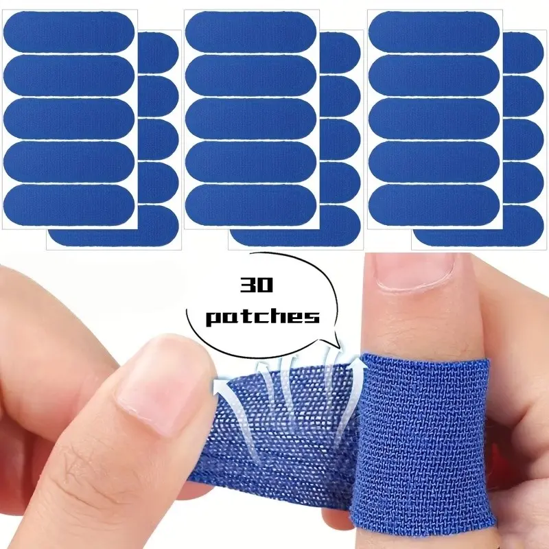 30Pcs Elastic Finger Protection Tape, Bowling Thumb Support Anti-Friction Bandage, Sports Finger Guard Stickers, Elastic Athletic Tape